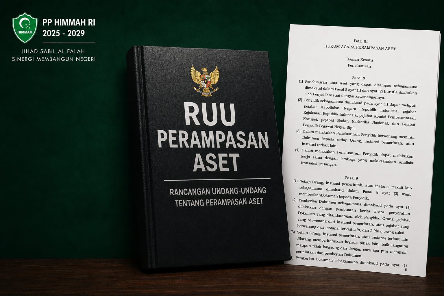 PP HIMMAH: RUU Perampasan Aset Harus Sempurna, Jangan Sampai Jadi Celah Penyalahgunaan Kekuasaan